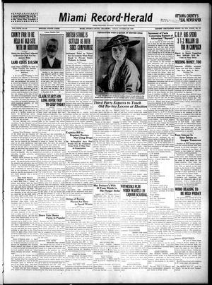 Miami Record-Herald (Miami, Okla.), Vol. 27, No. 35, Ed. 1 Friday, October 29, 1920