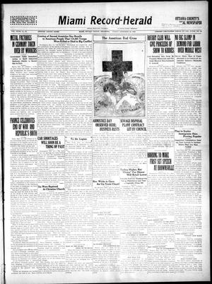 Miami Record-Herald (Miami, Okla.), Vol. 27, No. 37, Ed. 1 Friday, November 12, 1920