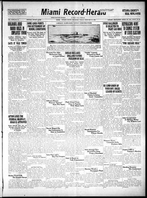 Miami Record-Herald (Miami, Okla.), Vol. 27, No. 50, Ed. 1 Friday, February 11, 1921