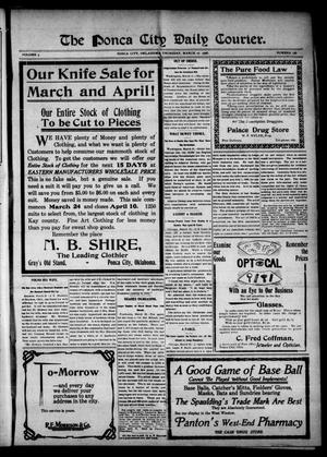 The Ponca City Daily Courier. (Ponca City, Okla.), Vol. 9, No. 136, Ed. 1 Thursday, March 22, 1906