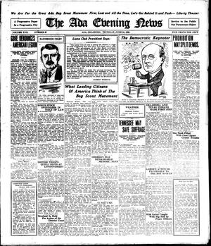 The Ada Evening News (Ada, Okla.), Vol. 17, No. 87, Ed. 1 Thursday, June 24, 1920