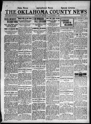 The Oklahoma County News (Jones City, Okla.), Vol. 20, No. 24, Ed. 1 Friday, November 5, 1920