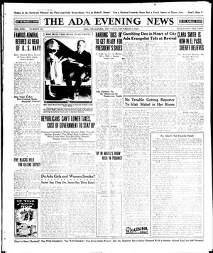 The Ada Evening News (Ada, Okla.), Vol. 17, No. 224, Ed. 1 Thursday, December 9, 1920