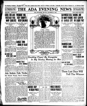 The Ada Evening News (Ada, Okla.), Vol. 17, No. 227, Ed. 1 Monday, December 13, 1920