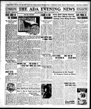 The Ada Evening News (Ada, Okla.), Vol. 17, No. 228, Ed. 1 Tuesday, December 14, 1920