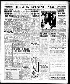 The Ada Evening News (Ada, Okla.), Vol. 17, No. 230, Ed. 1 Thursday, December 16, 1920