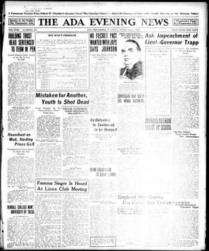 The Ada Evening News (Ada, Okla.), Vol. 17, No. 275, Ed. 1 Tuesday, February 8, 1921