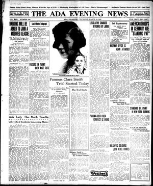 The Ada Evening News (Ada, Okla.), Vol. 17, No. 300, Ed. 1 Thursday, March 10, 1921