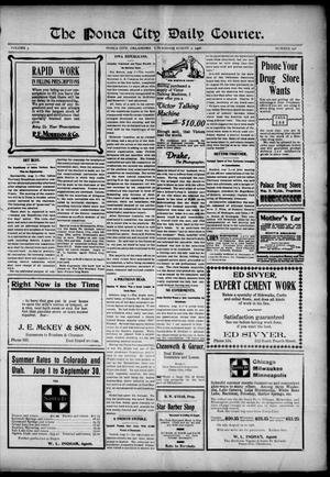 The Ponca City Daily Courier. (Ponca City, Okla.), Vol. 9, No. 248, Ed. 1 Thursday, August 2, 1906