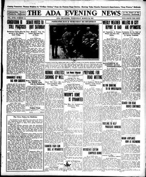 The Ada Evening News (Ada, Okla.), Vol. 18, No. 14, Ed. 1 Wednesday, March 30, 1921