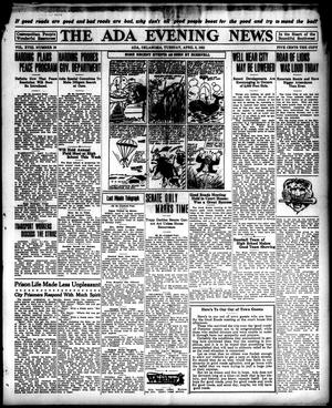 The Ada Evening News (Ada, Okla.), Vol. 18, No. 19, Ed. 1 Tuesday, April 5, 1921