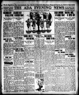 The Ada Evening News (Ada, Okla.), Vol. 18, No. 39, Ed. 1 Thursday, April 28, 1921