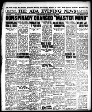 The Ada Evening News (Ada, Okla.), Vol. 18, No. 131, Ed. 1 Thursday, August 18, 1921
