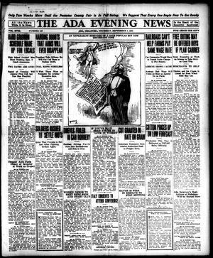 The Ada Evening News (Ada, Okla.), Vol. 18, No. 143, Ed. 1 Thursday, September 1, 1921