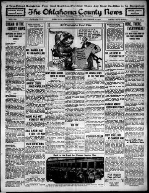 The Oklahoma County News (Jones City, Okla.), Vol. 21, No. 17, Ed. 1 Friday, September 16, 1921