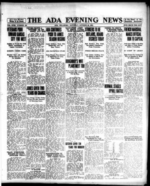 The Ada Evening News (Ada, Okla.), Vol. 18, No. 192, Ed. 1 Saturday, October 29, 1921