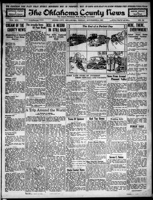 Primary view of object titled 'The Oklahoma County News (Jones City, Okla.), Vol. 21, No. 24, Ed. 1 Friday, November 4, 1921'.