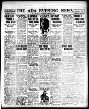 The Ada Evening News (Ada, Okla.), Vol. 18, No. 221, Ed. 1 Saturday, December 3, 1921