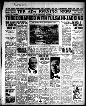 The Ada Evening News (Ada, Okla.), Vol. 18, No. 233, Ed. 1 Monday, December 19, 1921