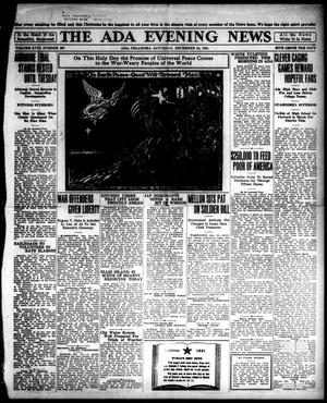 The Ada Evening News (Ada, Okla.), Vol. 18, No. 237, Ed. 1 Saturday, December 24, 1921
