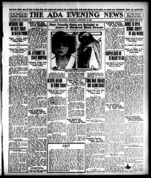 The Ada Evening News (Ada, Okla.), Vol. 18, No. 279, Ed. 1 Monday, February 13, 1922