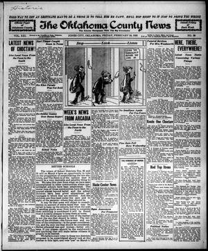 The Oklahoma County News (Jones City, Okla.), Vol. 21, No. 39, Ed. 1 Friday, February 24, 1922