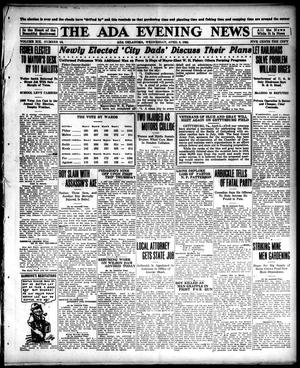 The Ada Evening News (Ada, Okla.), Vol. 19, No. 13, Ed. 1 Wednesday, April 5, 1922