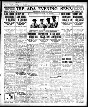 The Ada Evening News (Ada, Okla.), Vol. 19, No. 98, Ed. 1 Tuesday, July 18, 1922