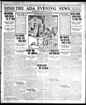 The Ada Evening News (Ada, Okla.), Vol. 19, No. 106, Ed. 1 Thursday, July 27, 1922