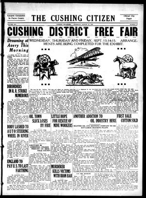 The Cushing Citizen (Cushing, Okla.), Vol. 14, No. 21, Ed. 1 Thursday, August 31, 1922