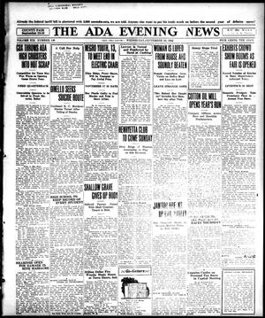 The Ada Evening News (Ada, Okla.), Vol. 19, No. 146, Ed. 1 Wednesday, September 13, 1922