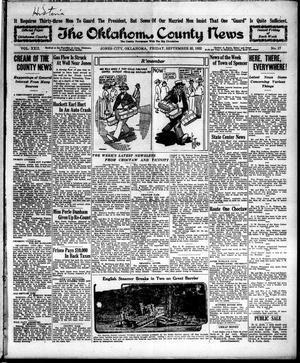 The Oklahoma County News (Jones City, Okla.), Vol. 22, No. 17, Ed. 1 Friday, September 22, 1922