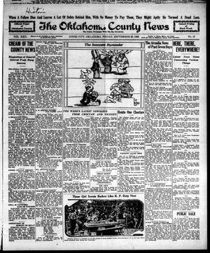Primary view of object titled 'The Oklahoma County News (Jones City, Okla.), Vol. 22, No. 18, Ed. 1 Friday, September 29, 1922'.