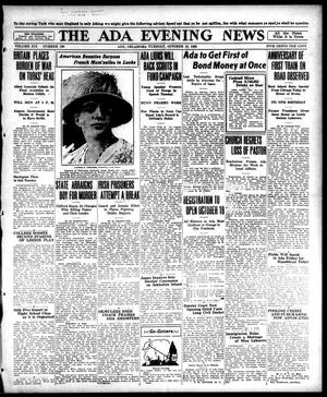 The Ada Evening News (Ada, Okla.), Vol. 19, No. 169, Ed. 1 Tuesday, October 10, 1922