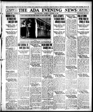 The Ada Evening News (Ada, Okla.), Vol. 19, No. 171, Ed. 1 Thursday, October 12, 1922