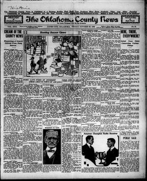 Primary view of object titled 'The Oklahoma County News (Jones City, Okla.), Vol. 22, No. 21, Ed. 1 Friday, October 20, 1922'.