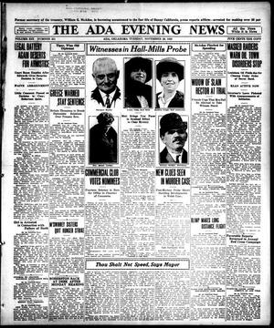 The Ada Evening News (Ada, Okla.), Vol. 19, No. 211, Ed. 1 Tuesday, November 28, 1922