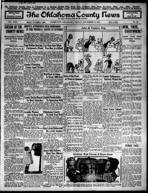 The Oklahoma County News (Jones City, Okla.), Vol. 22, No. 29, Ed. 1 Friday, December 15, 1922