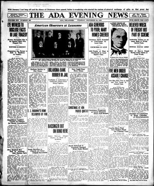 The Ada Evening News (Ada, Okla.), Vol. 19, No. 233, Ed. 1 Tuesday, December 26, 1922