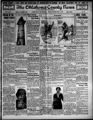 The Oklahoma County News (Jones City, Okla.), Vol. 22, No. 37, Ed. 1 Friday, February 9, 1923