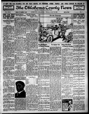 Primary view of object titled 'The Oklahoma County News (Jones City, Okla.), Vol. 23, No. 7, Ed. 1 Friday, July 13, 1923'.