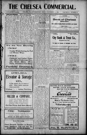 The Chelsea Commercial. (Chelsea, Indian Terr.), Vol. 10, No. 18, Ed. 1 Friday, November 4, 1904