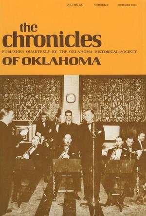 Chronicles of Oklahoma, Volume 61, Number 2, Summer 1983