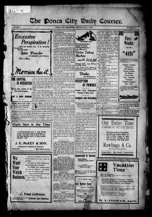 The Ponca City Daily Courier. (Ponca City, Okla.), Vol. 9, No. 221, Ed. 1 Monday, July 2, 1906