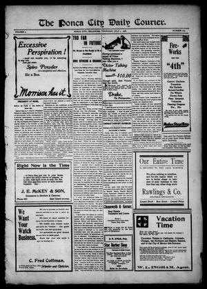 The Ponca City Daily Courier. (Ponca City, Okla.), Vol. 9, No. 223, Ed. 1 Wednesday, July 4, 1906