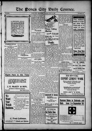 The Ponca City Daily Courier. (Ponca City, Okla.), Vol. 9, No. 240, Ed. 1 Tuesday, July 24, 1906