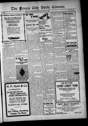 The Ponca City Daily Courier. (Ponca City, Okla.), Vol. 9, No. 262, Ed. 1 Saturday, August 18, 1906