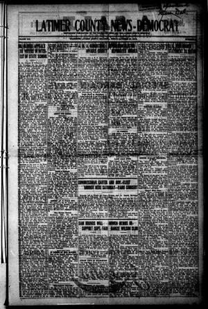 Latimer County News-Democrat (Wilburton, Okla.), Vol. 19, No. 8, Ed. 1 Friday, October 27, 1916