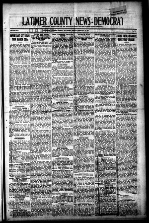 Latimer County News-Democrat (Wilburton, Okla.), Vol. 19, No. 24, Ed. 1 Friday, February 16, 1917