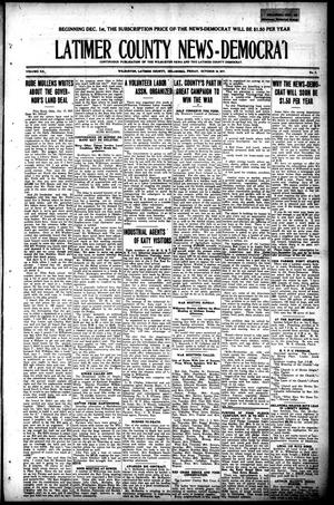 Latimer County News-Democrat (Wilburton, Okla.), Vol. 20, No. 7, Ed. 1 Friday, October 19, 1917